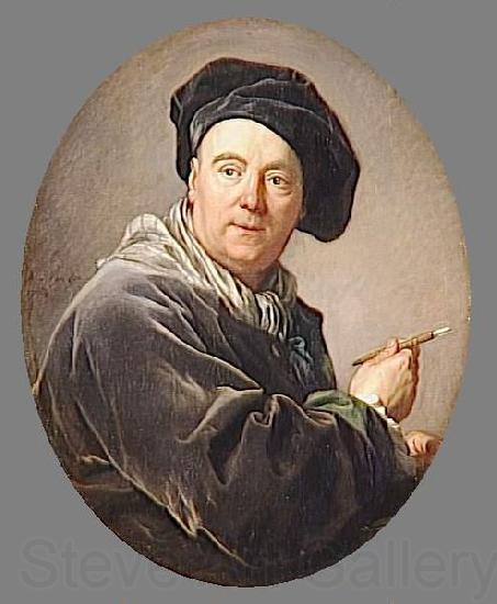 Louis Michel van Loo Portrait of Carle van Loo France oil painting art